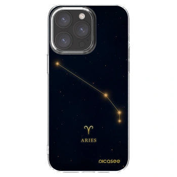 Picasee silikonowe przeźroczyste etui na Apple iPhone 15 Pro Max - ARIES