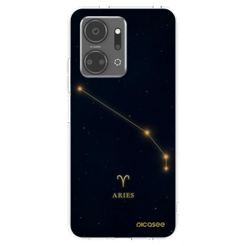 Picasee silikonowe przeźroczyste etui na Honor X7a - ARIES