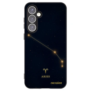 Picasee silikonowe czarne etui na Samsung Galaxy S23 FE S711B - ARIES
