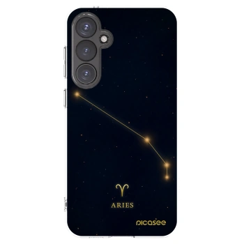 Picasee silikonowe przeźroczyste etui na Samsung Galaxy S23 FE S711B - ARIES