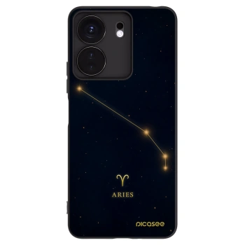 Picasee silikonowe czarne etui na Xiaomi Redmi 13C 4G - ARIES
