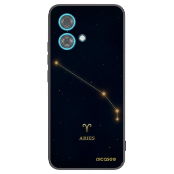 Picasee silikonowe czarne etui na Motorola Edge 40 Neo - ARIES