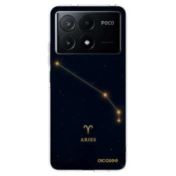 Picasee silikonowe przeźroczyste etui na Xiaomi Poco X6 Pro - ARIES