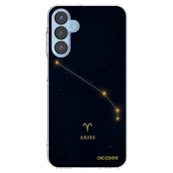 Picasee silikonowe przeźroczyste etui na Samsung Galaxy A15 A156B 5G - ARIES