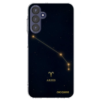 Picasee silikonowe przeźroczyste etui na Samsung Galaxy A15 A155F 4G - ARIES