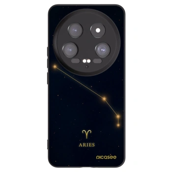 Picasee silikonowe czarne etui na Xiaomi 14 Ultra - ARIES