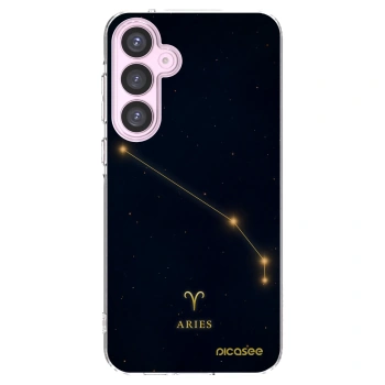 Picasee silikonowe przeźroczyste etui na Samsung Galaxy A55 5G A556B - ARIES