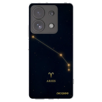 Picasee silikonowe przeźroczyste etui na Xiaomi Redmi Note 13 Pro 4G - ARIES