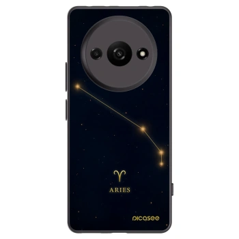 Picasee silikonowe czarne etui na Xiaomi Redmi A3 - ARIES