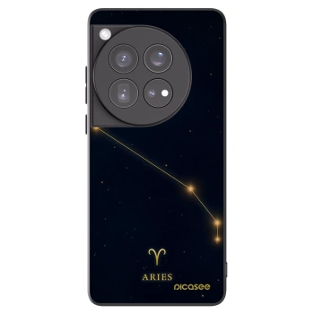 Picasee silikonowe czarne etui na OnePlus 12 5G - ARIES