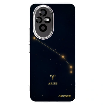 Picasee silikonowe przeźroczyste etui na Honor 200 Pro 5G - ARIES