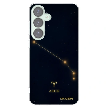 Picasee silikonowe przeźroczyste etui na Samsung Galaxy S25+ 5G - ARIES