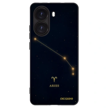 Picasee silikonowe czarne etui na Xiaomi Poco X7 Pro 5G - ARIES
