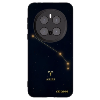 Picasee silikonowe czarne etui na Honor Magic7 Pro 5G - ARIES