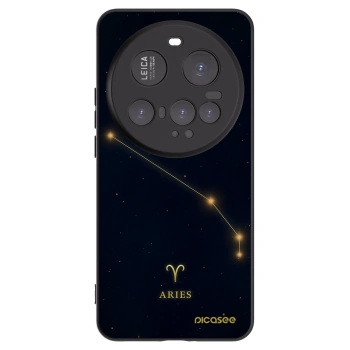 Picasee silikonowe czarne etui na Xiaomi 15 Ultra - ARIES