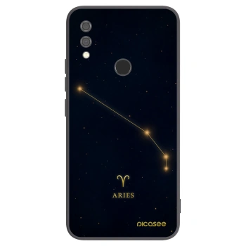 Picasee silikonowe czarne etui na Xiaomi Redmi Note 7 - ARIES