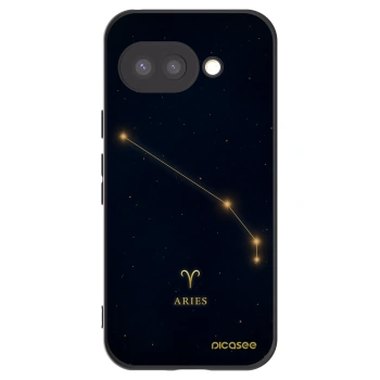 Picasee silikonowe czarne etui na Google Pixel 9a - ARIES