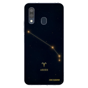 Picasee silikonowe przeźroczyste etui na Samsung Galaxy A40 A405F - ARIES