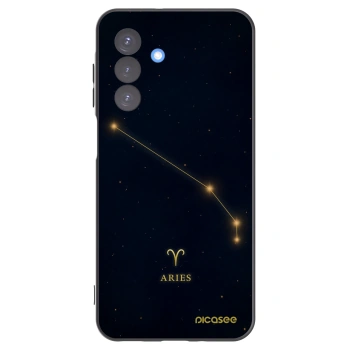 Picasee silikonowe czarne etui na Samsung Galaxy A17 5G - ARIES