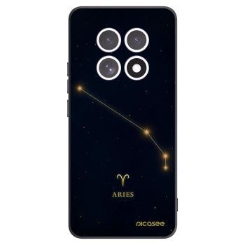 Picasee silikonowe czarne etui na Xiaomi Redmi Note 15 4G - ARIES