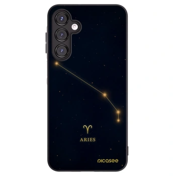Picasee silikonowe czarne etui na Samsung Galaxy A16 4G - ARIES
