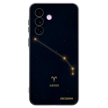 Picasee silikonowe czarne etui na Samsung Galaxy A57 5G - ARIES