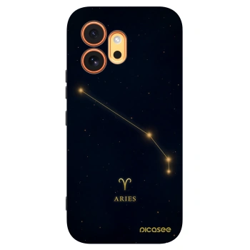 Picasee silikonowe czarne etui na Honor 600 - ARIES