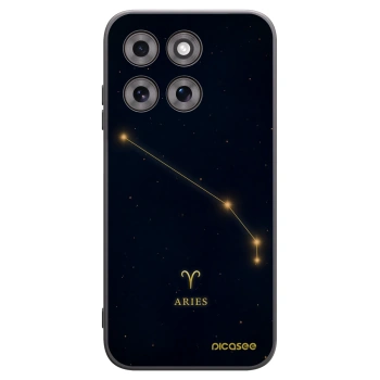 Picasee silikonowe czarne etui na Motorola Moto G77 - ARIES