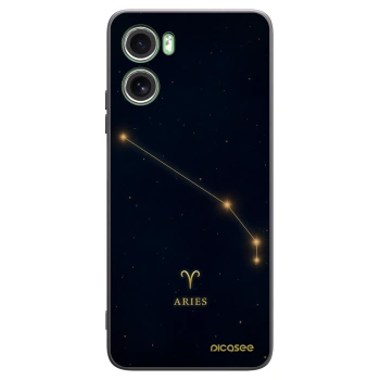 Picasee silikonowe czarne etui na Motorola Moto G06 - ARIES