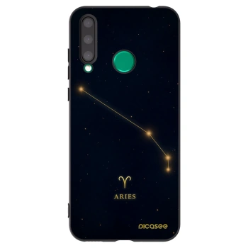Picasee silikonowe czarne etui na Honor 20 Lite - ARIES