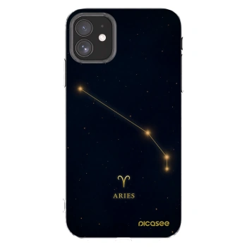 Picasee silikonowe przeźroczyste etui na Apple iPhone 11 - ARIES