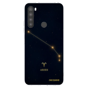 Picasee silikonowe przeźroczyste etui na Xiaomi Redmi Note 8 - ARIES