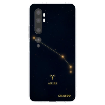 Picasee silikonowe przeźroczyste etui na Xiaomi Mi Note 10 (Pro) - ARIES
