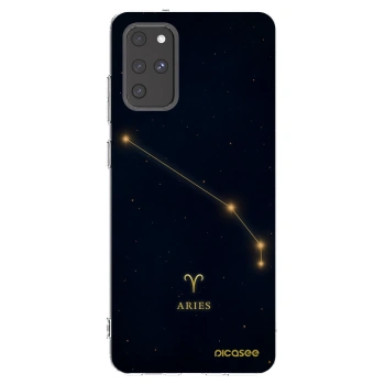 Picasee silikonowe przeźroczyste etui na Samsung Galaxy S20+ G985F - ARIES