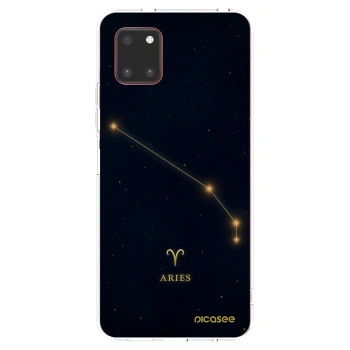 Picasee silikonowe przeźroczyste etui na Samsung Galaxy Note 10 Lite N770F - ARIES
