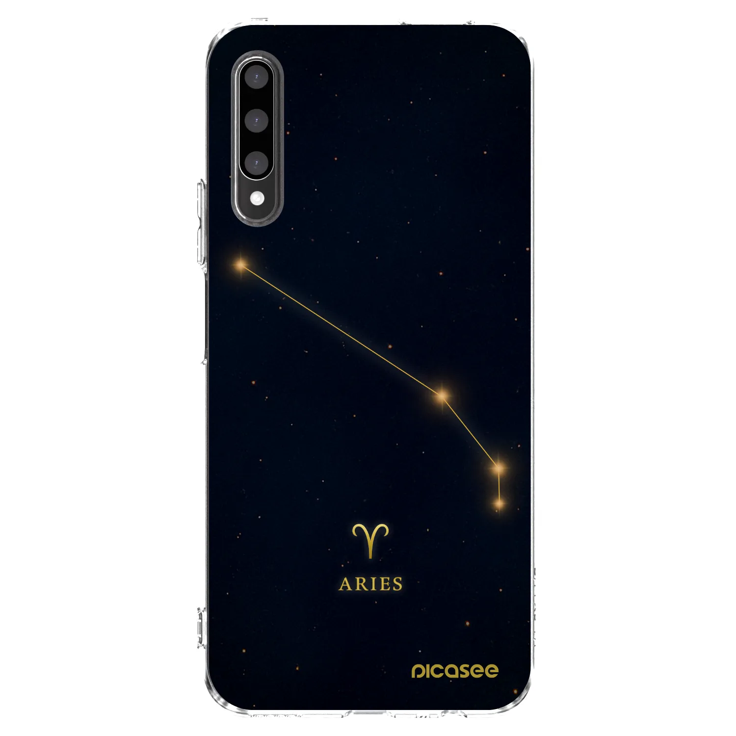 Picasee silikonowe przeźroczyste etui na Honor 9X Pro - ARIES