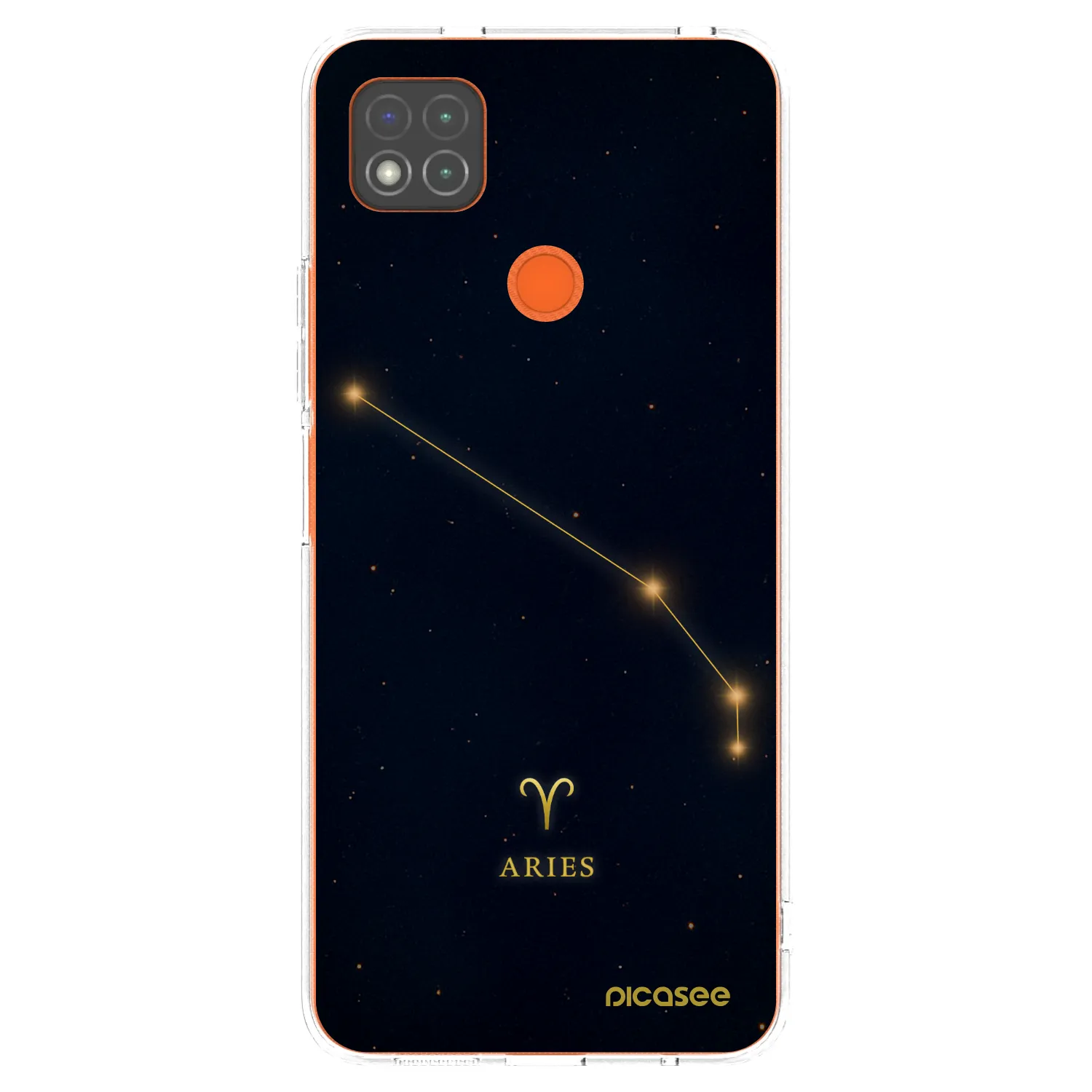 Picasee silikonowe przeźroczyste etui na Xiaomi Redmi 9C - ARIES