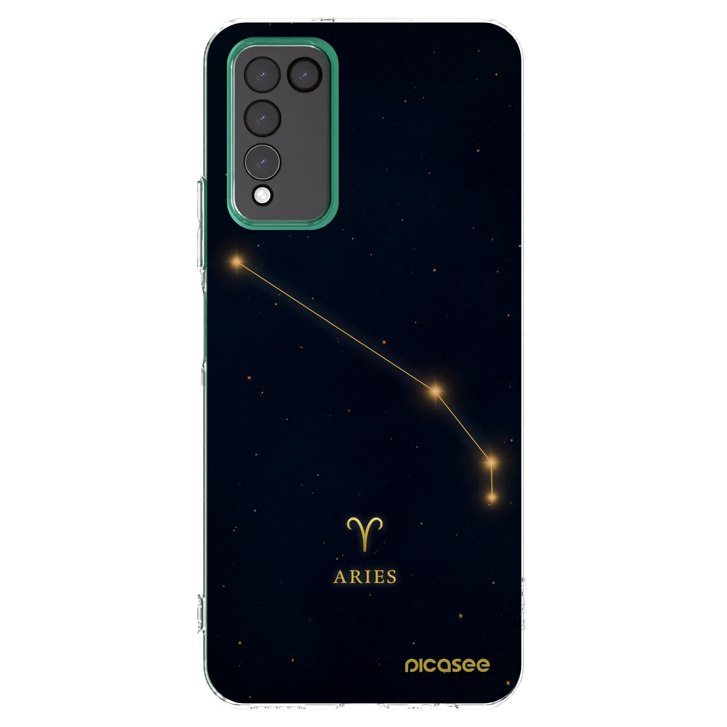 Picasee silikonowe przeźroczyste etui na Honor 10X Lite - ARIES