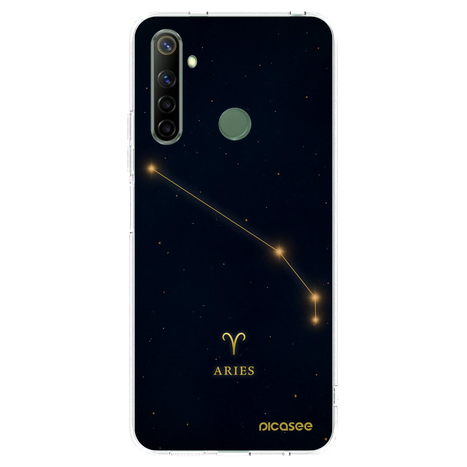 Picasee silikonowe przeźroczyste etui na Realme 6i - ARIES