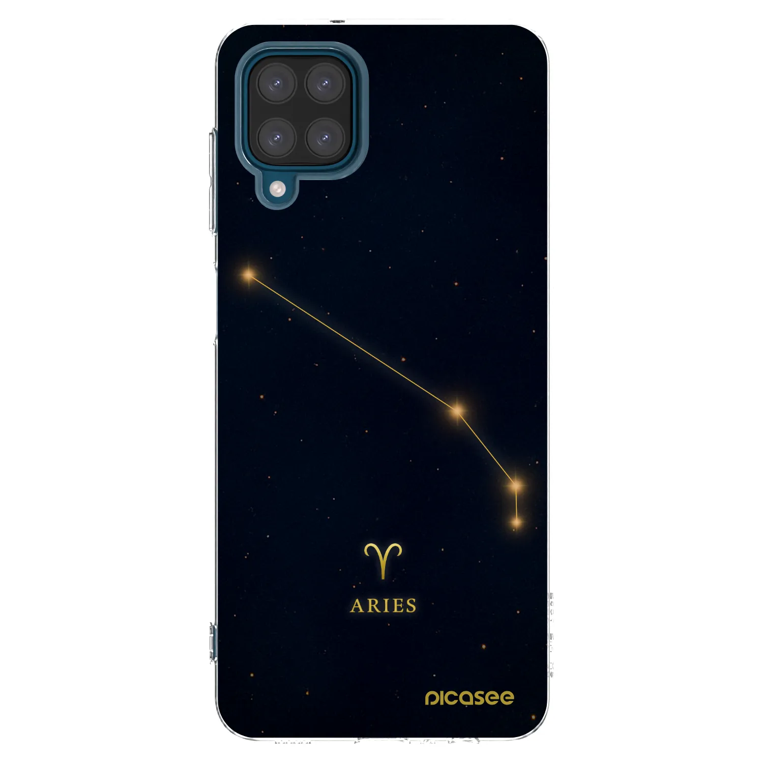 Picasee silikonowe przeźroczyste etui na Samsung Galaxy A12 A125F - ARIES