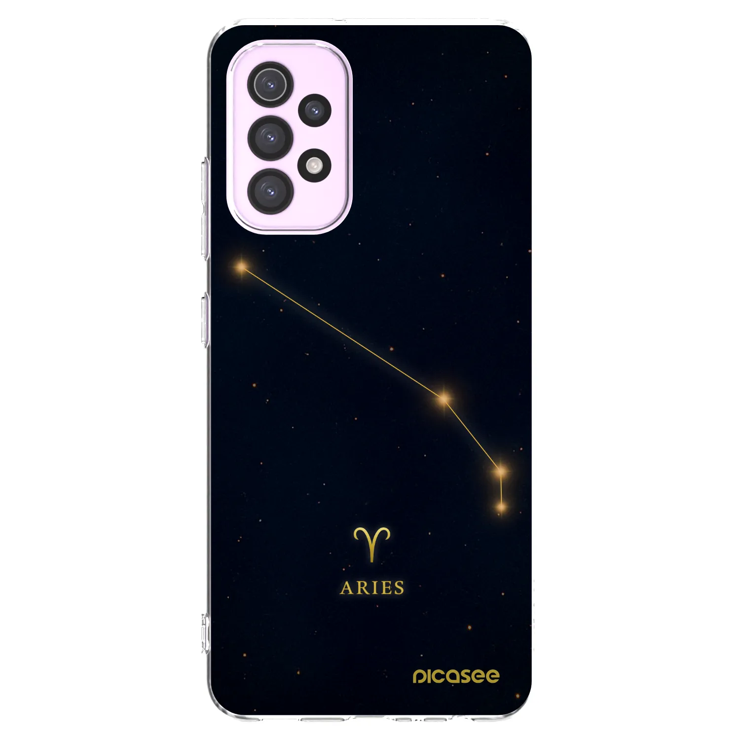 Picasee silikonowe przeźroczyste etui na Samsung Galaxy A32 5G A326B - ARIES