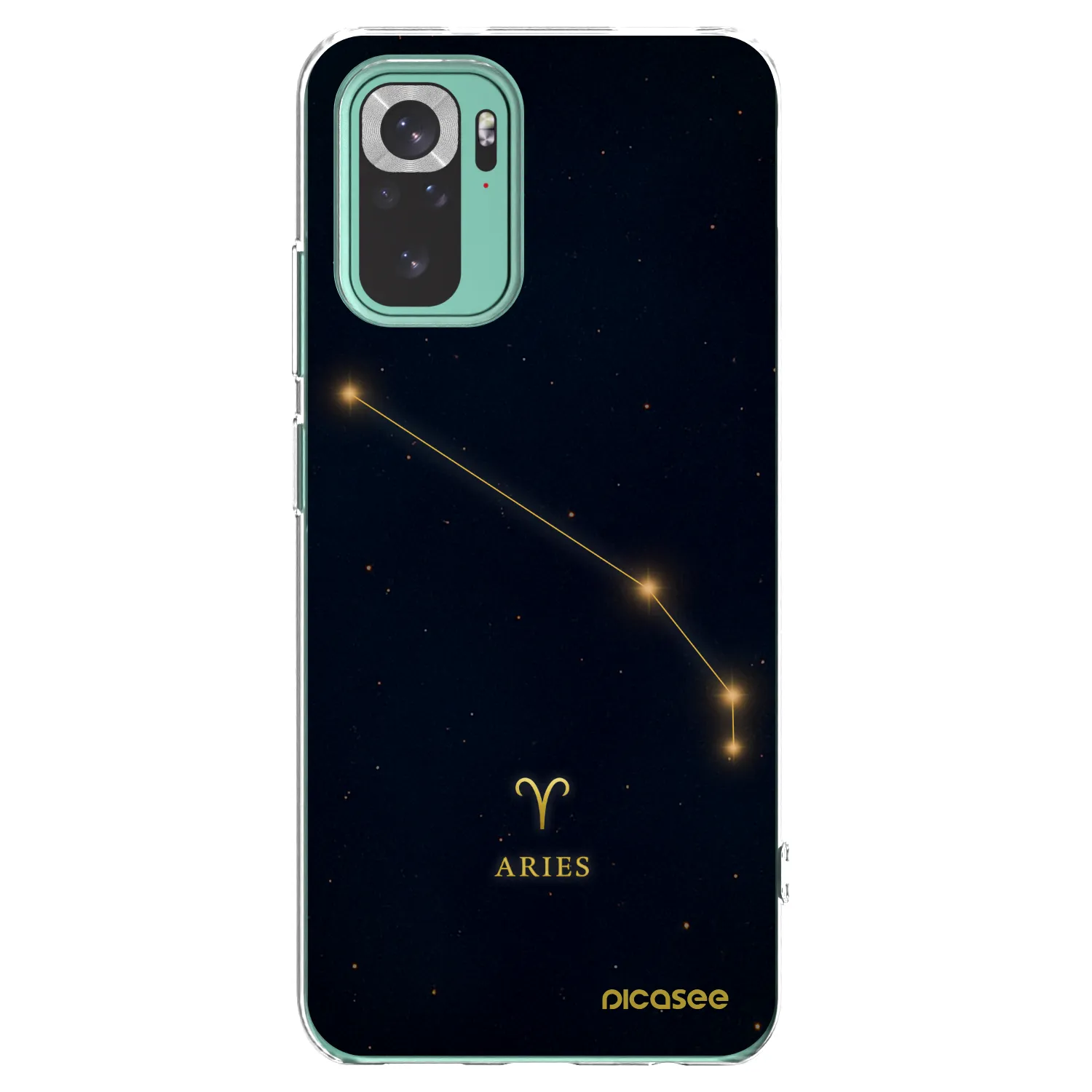 Picasee silikonowe przeźroczyste etui na Xiaomi Redmi Note 10 Pro - ARIES