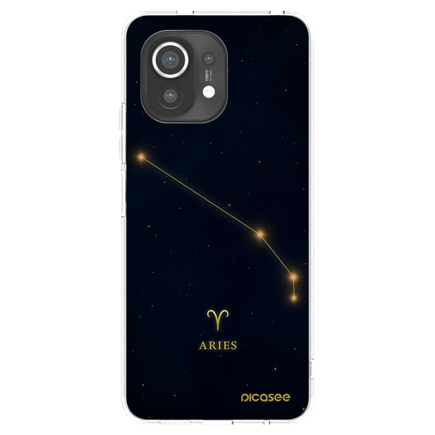 Picasee silikonowe przeźroczyste etui na Xiaomi Mi 11 - ARIES