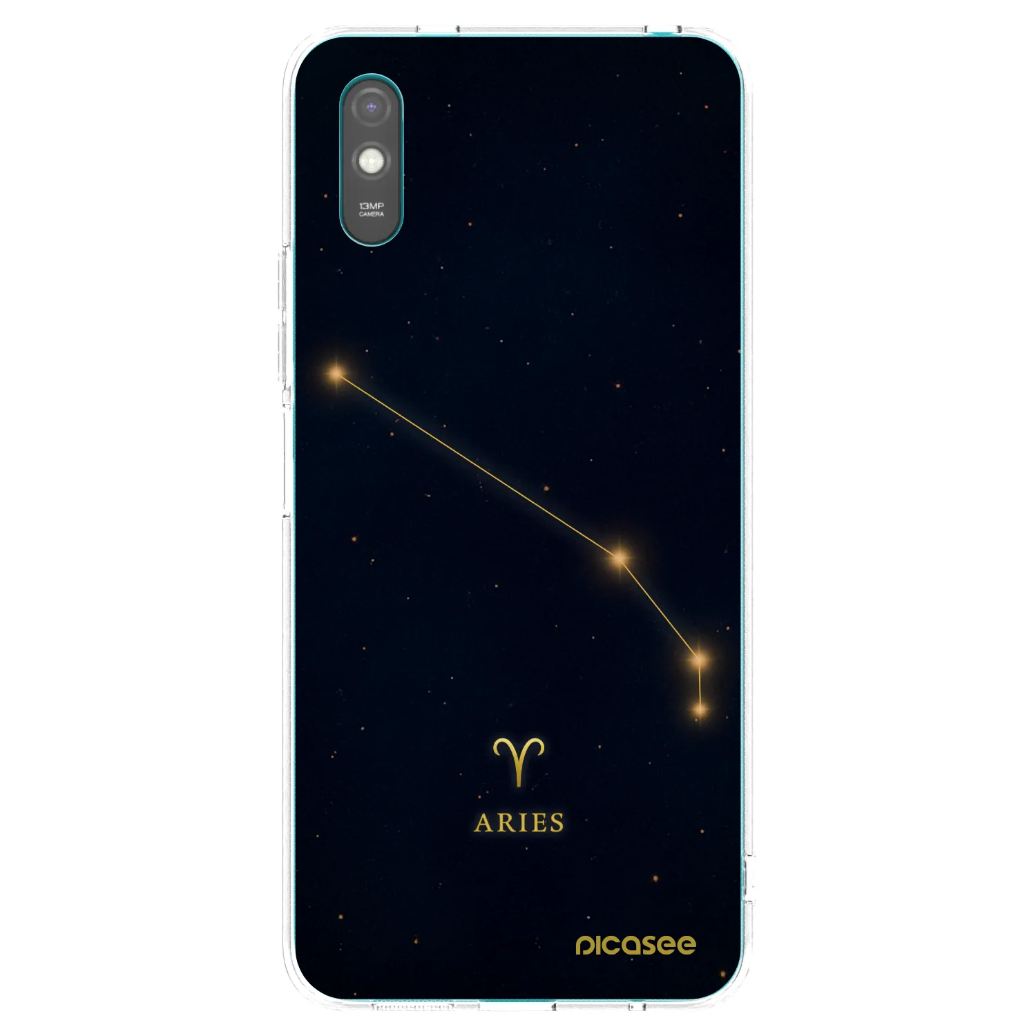 Picasee silikonowe przeźroczyste etui na Xiaomi Redmi 9AT - ARIES