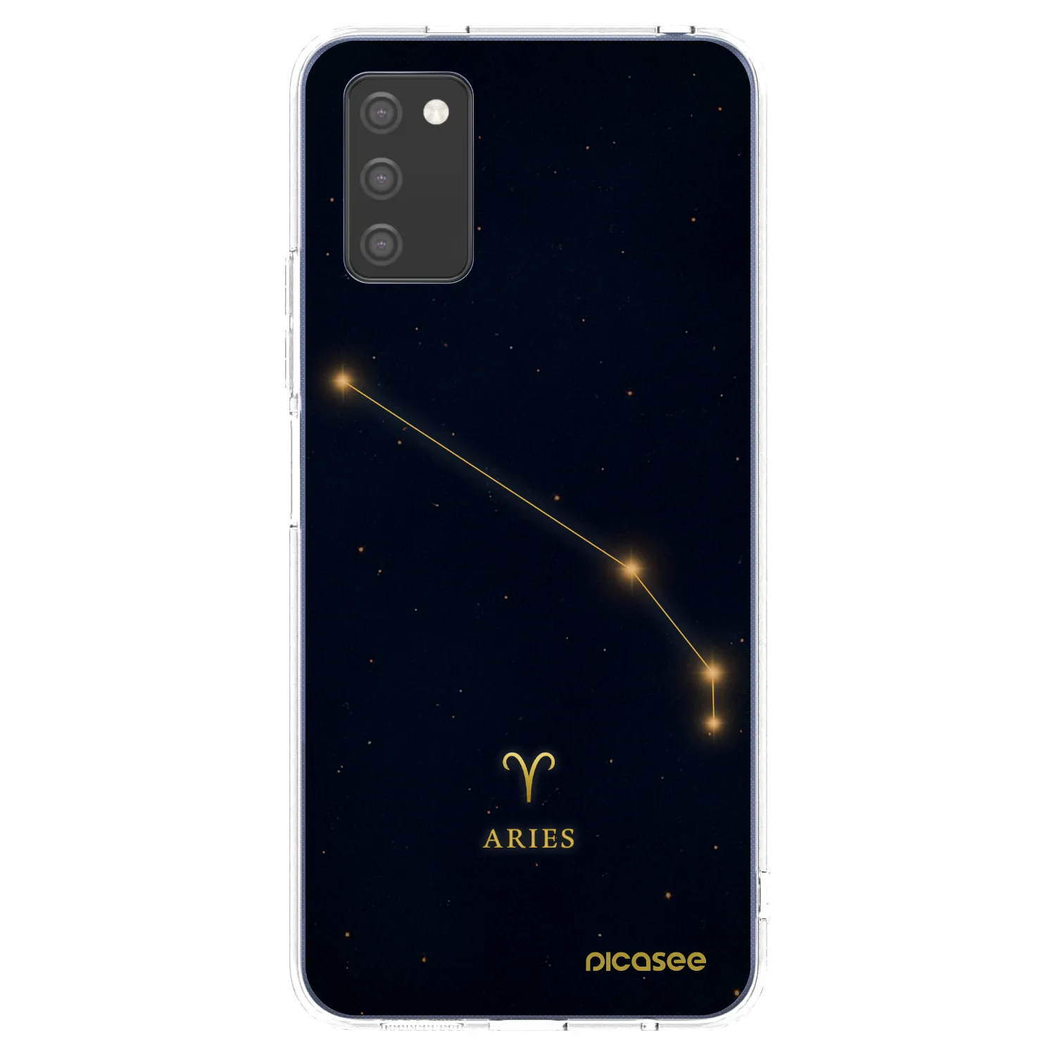 Picasee silikonowe przeźroczyste etui na Samsung Galaxy A02s A025G - ARIES