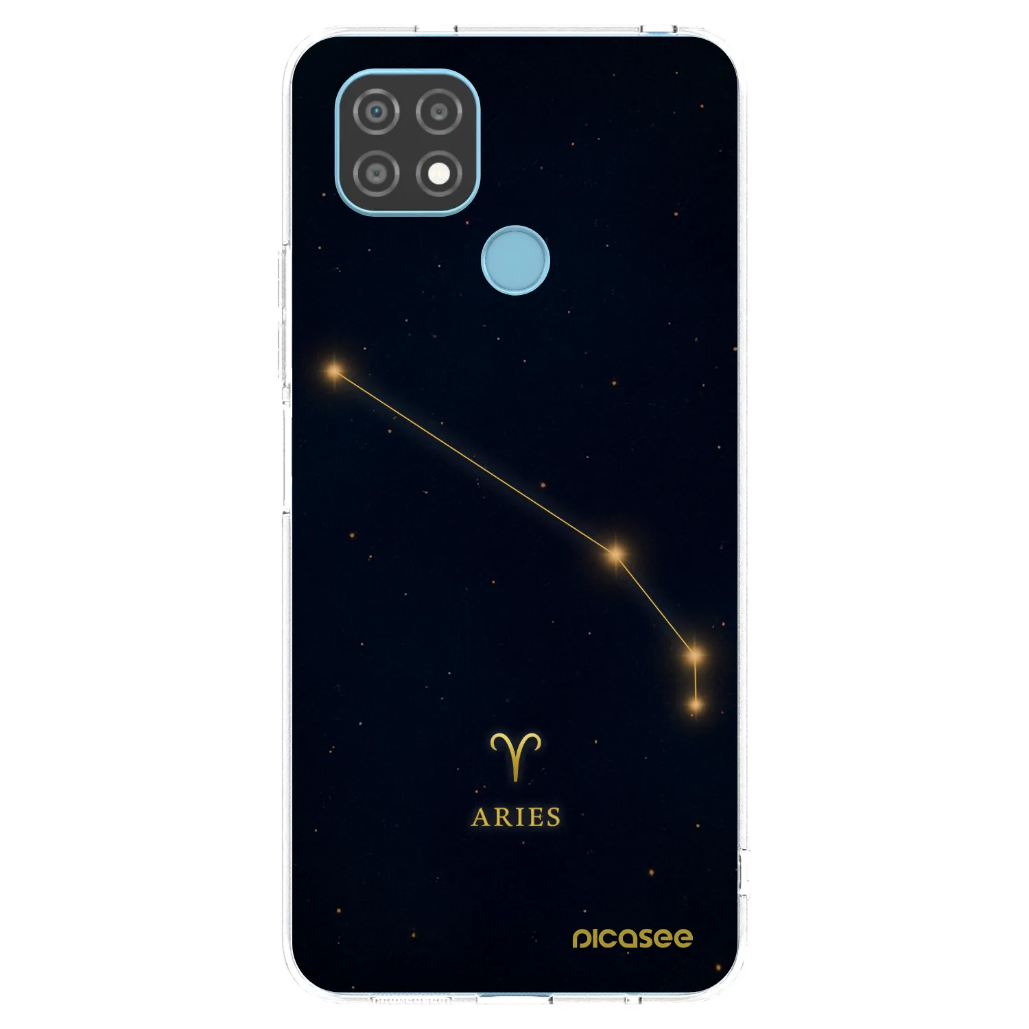 Picasee silikonowe przeźroczyste etui na Realme C21 - ARIES
