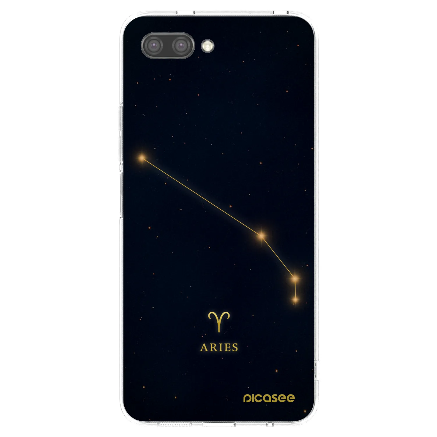 Picasee silikonowe przeźroczyste etui na Honor 10 - ARIES