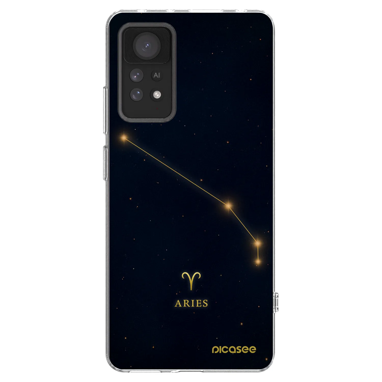 Picasee silikonowe przeźroczyste etui na Xiaomi Redmi Note 11 Pro 5G - ARIES