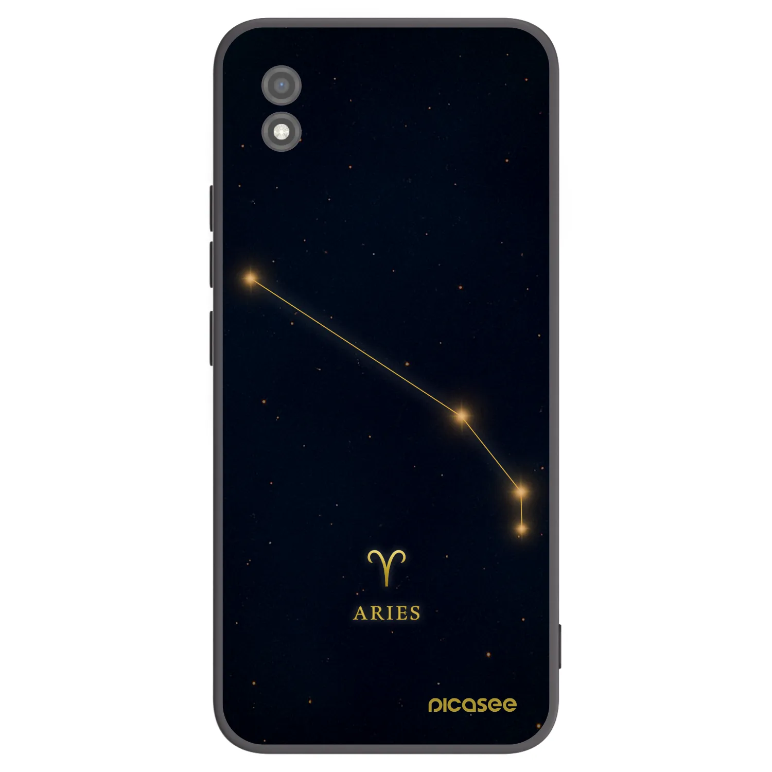 Picasee silikonowe czarne etui na Realme C11 (2021) - ARIES