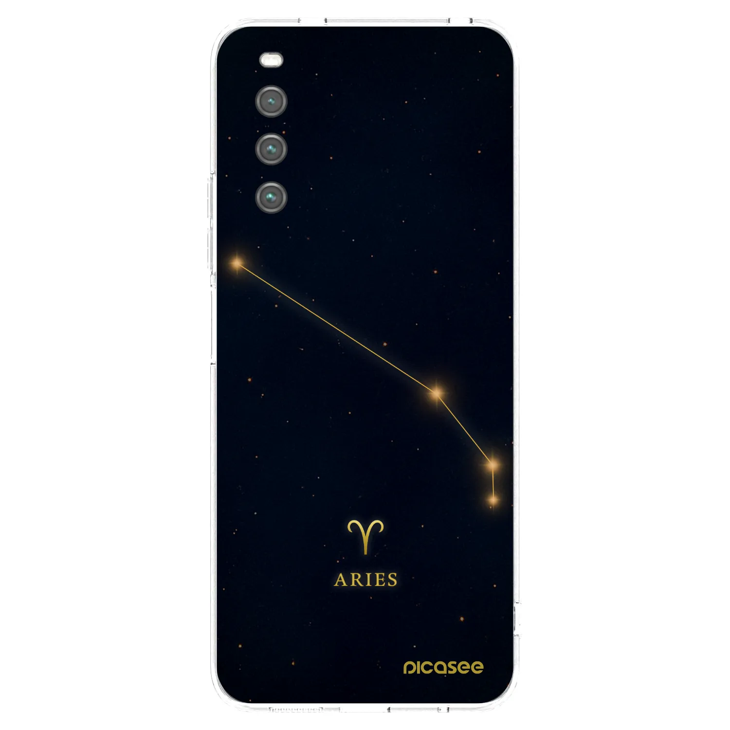 Picasee silikonowe przeźroczyste etui na Sony Xperia 10 IV 5G - ARIES